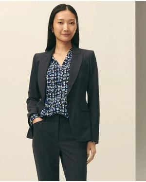 Brooks Brothers The Essentials Single-Breasted Peak Lapel - Blue