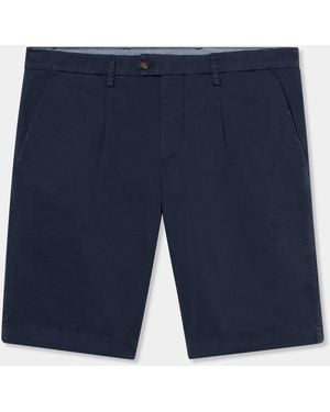 Brooks Brothers Classic Cotton Shorts - Blue