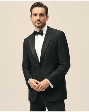 Brooks Brothers Traditional Fit Wool 1818 Tuxedo - Black