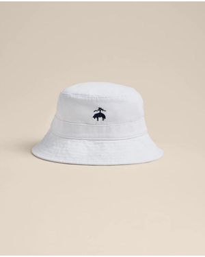 Brooks Brothers Cotton Bucket Hat - Natural