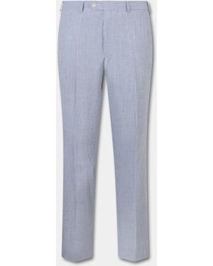 Brooks Brothers Seersucker Trousers - Blue