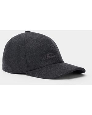 Brooks Brothers Wool And Cashmere Logo Baseball Cap - Blue