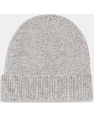 Brooks Brothers Cashmere Beanie - Grey