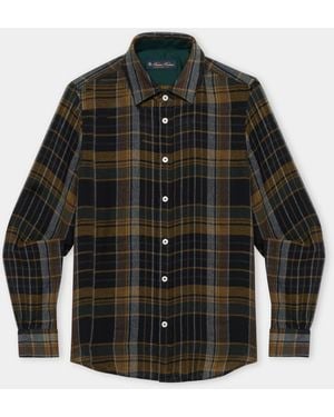 Brooks Brothers Checked Shirt - Black
