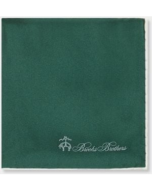 Brooks Brothers Pochette En Soie - Vert
