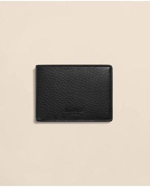 Brooks Brothers Shinola Leather Bi-Fold Wallet - Black