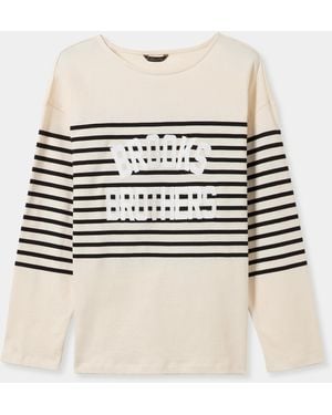 Brooks Brothers Sweat À Rayures En Coton - Neutre