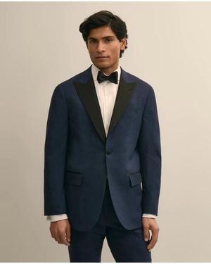 Brooks Brothers Explorer Collection Slim Fit Wool Tuxedo Jacket - Blue