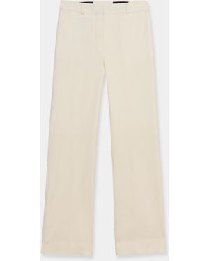 Brooks Brothers Straight Wool Blend Trousers - Natural