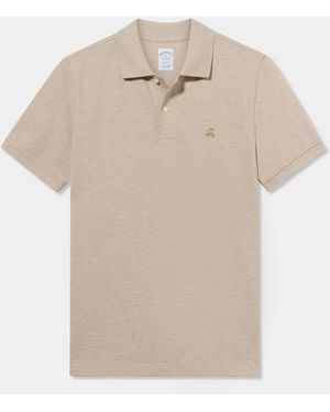 Brooks Brothers Golden Fleece Washed Supima Cotton Polo - Natural
