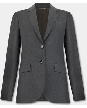 Brooks Brothers Virgin Wool Blazer - Black