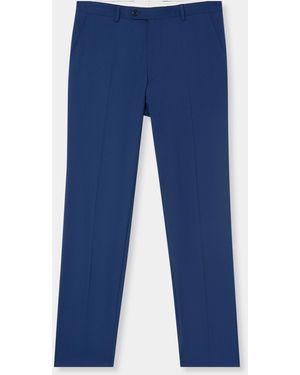 Brooks Brothers Virgin Wool Trousers - Blue