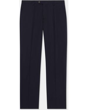 Brooks Brothers Stretch Cotton Poplin Chino - Blue