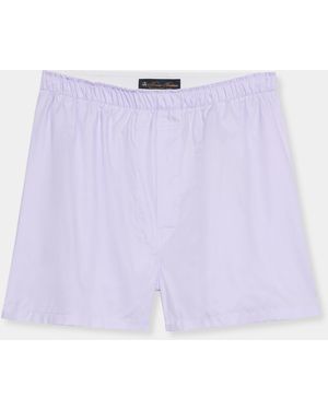 Brooks Brothers Cotton Boxer - Purple