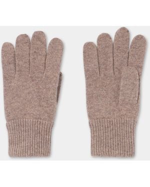 Brooks Brothers Cashmere Gloves - White