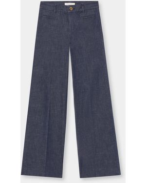 Brooks Brothers Classic Fit Denim Trousers - Blue