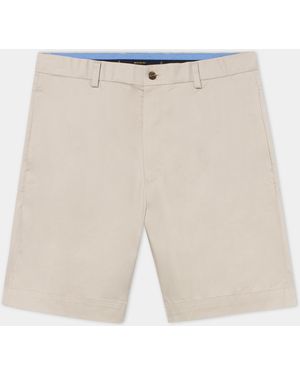 Brooks Brothers Cbt Lw Adv Stretch Short Plain Front Sto - Natural