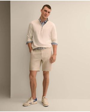 Brooks Brothers 9" Performance Series Stretch Shorts - Natural