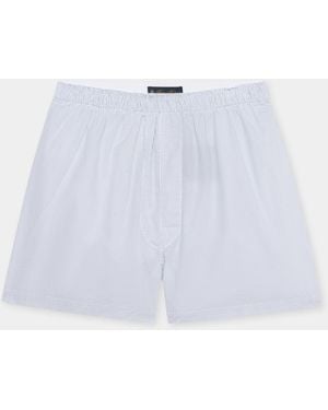 Brooks Brothers Micro Polka Dot Boxer - White