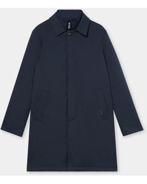 Brooks Brothers Car Coat Hidrófuga - Azul