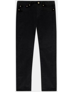 Brooks Brothers 5-Pocket Cotton Corduroy Trousers - Black