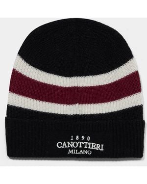 Brooks Brothers Wool Blend Beanie - Black