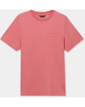 Brooks Brothers Cotton Pocket T-Shirt - Pink