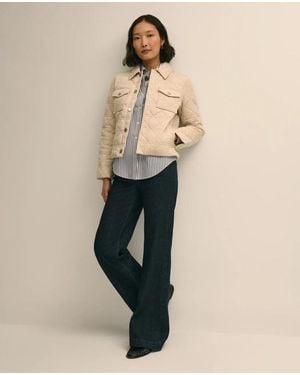 Brooks Brothers Water-Resistant Quilted Jacket - Natural