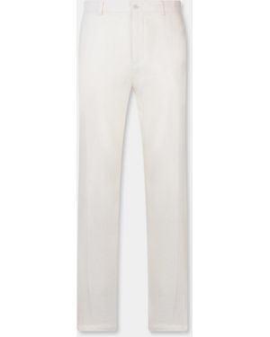 Brooks Brothers Linen Trousers - White