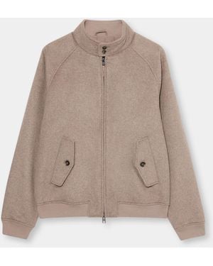 Brooks Brothers Wool Harrington Jacket - Brown