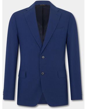 Brooks Brothers Blazer En Seersucker - Azul