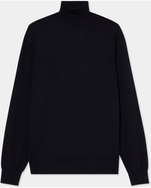 Brooks Brothers Rollkragenpullover Aus Merinowolle - Blau