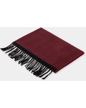 Brooks Brothers Écharpe En Laine À Motif Chevron - Rouge