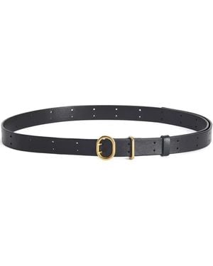 Jil Sander Leather Belt - Black