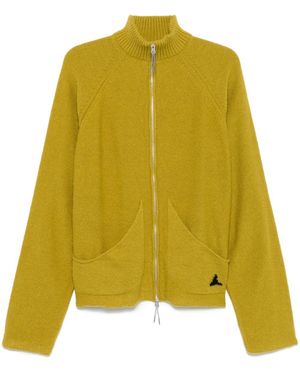 Roa Mohair Cardigan - Yellow