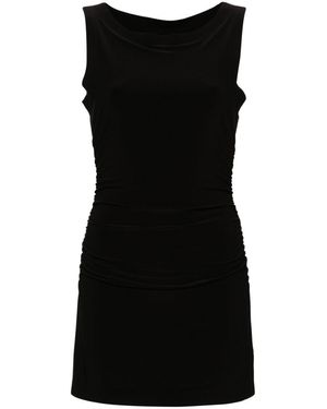 Norma Kamali Pickleball Sleeveless Minidress - Black