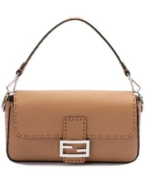 Fendi Baguette Tote Bag - Brown