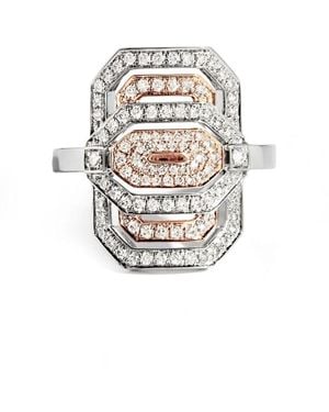 Statement Paris 18Kt Rose My Way Diamond Ring - White