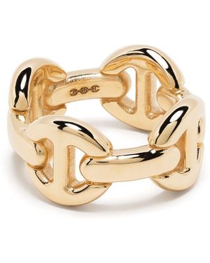Hoorsenbuhs 18k Yellow Quad Link Ring - Men's - Yellow - Metallic
