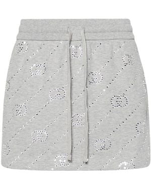 Gucci Interlocking G Mini Skirt - Grey