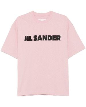 Jil Sander Logo-Print T-Shirt - Pink