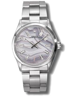 Jacquie Aiche Reworked Vintage Rolex Oyster Perpetual Watch - Grey