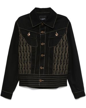 LABRUM LONDON Embroidered Work Jacket - Black