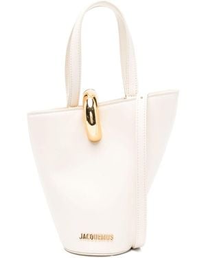 Jacquemus Le Petit Bambola Bucket Bag - White