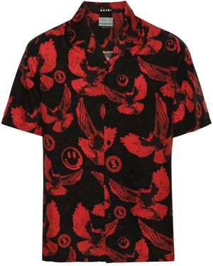 Ksubi Flight Resort Buttoned Shirt - Red