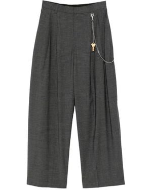 Alexander Wang Pleated Key-Chain Trousers - Grey