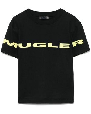 Tシャツ・カットソー MUGLER Woman T-Shirt Black 25P2TO07171128 1999 black mugler signature logo t-shirt | MUGLER Official