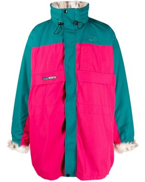 Martine Rose Colourblock Reversible Coat - Pink