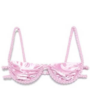 Isa Boulder Fullchain Bikini Top - Pink