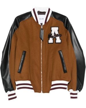 The Attico University Bomber Jacket - Brown